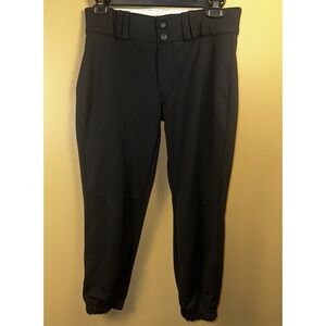 CHAMPRO Womens Size Small Black Softball Pants/Knickers Traditional Low Rise